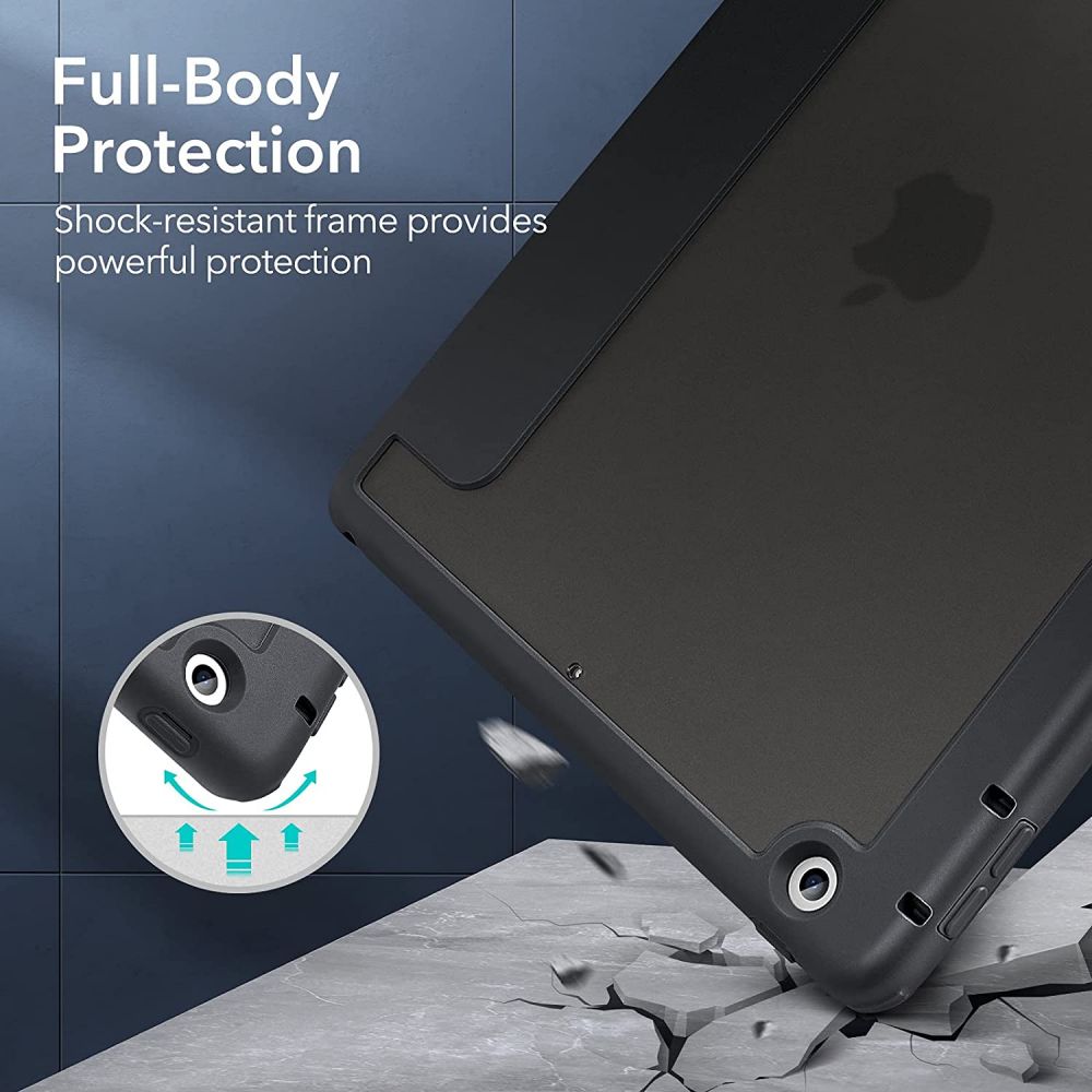 Husa ESR Rebound Hybrid compatibila cu iPad 10.2 inch (2019/2020/2021) Black