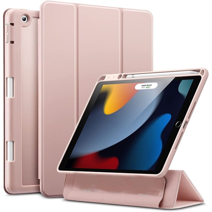 Калъф ESR Rebound Hybrid за Apple iPad 10.2", 2019/2020/2021, Frosted Pink