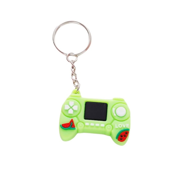 Breloc Gentelo Game Love, verde, 10 cm
