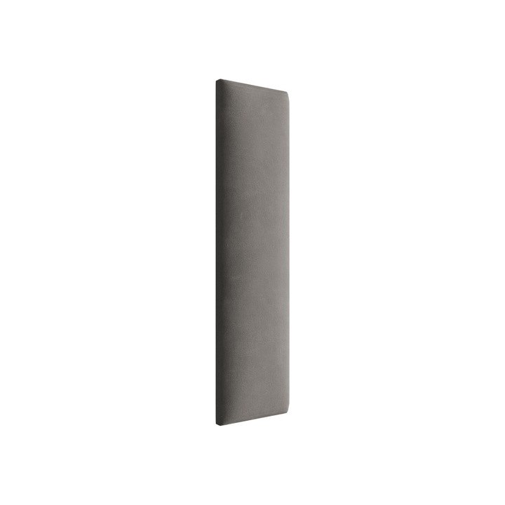 Panou tapitat pentru perete Pag, MIRJAN24, gri, 80x20 cm