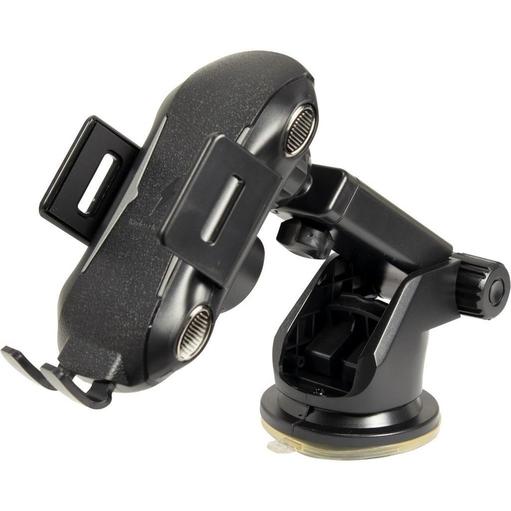 Suport telefon cu incarcare wireless Inter-Tech MTH-100 negru