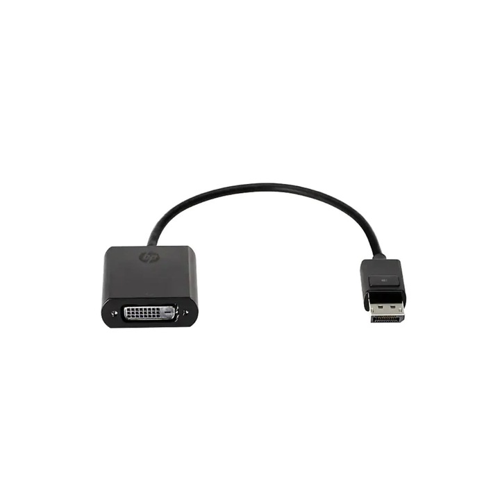 Преходник HP F7W96AA, DisplayPort към DVI, черен
