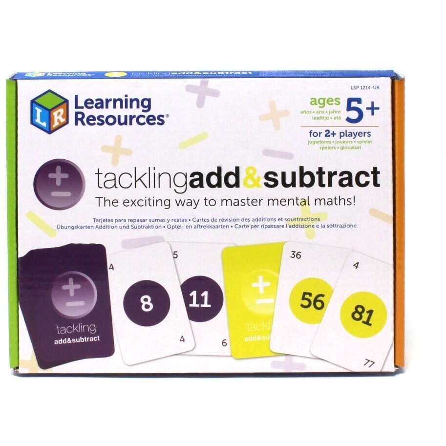 Joc de carti - Learning Resources - Exersam adunarea si scaderea