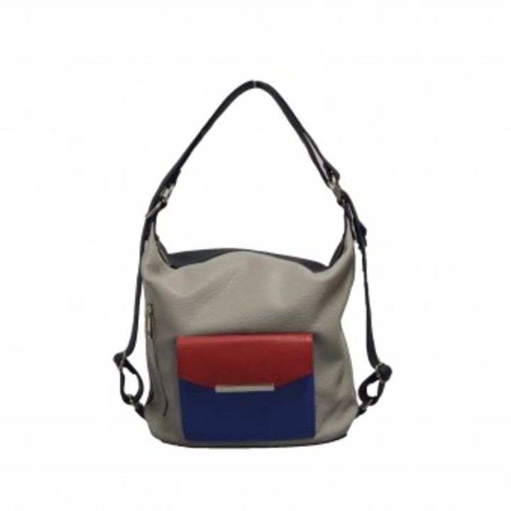 Geanta Zea, 205, casual, albastru/multicolor, multifunctionala