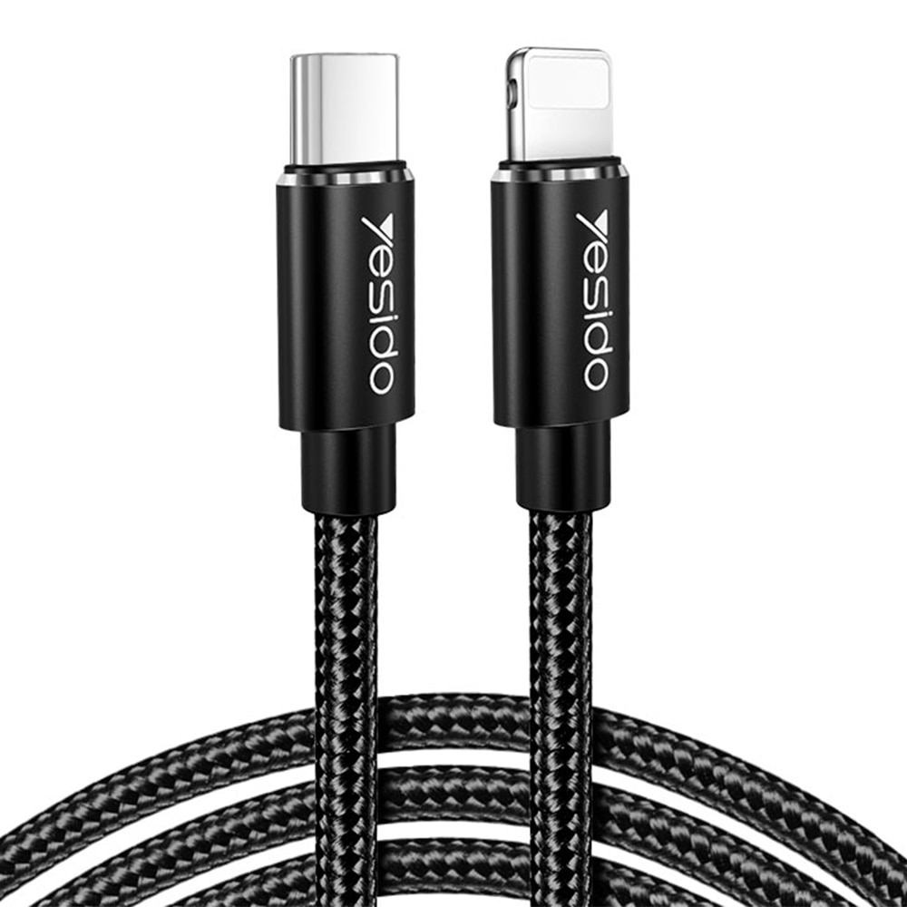 Cablu de Date Type-C la Lightning 18W, 2.4A, 1.2m - Yesido (CA56