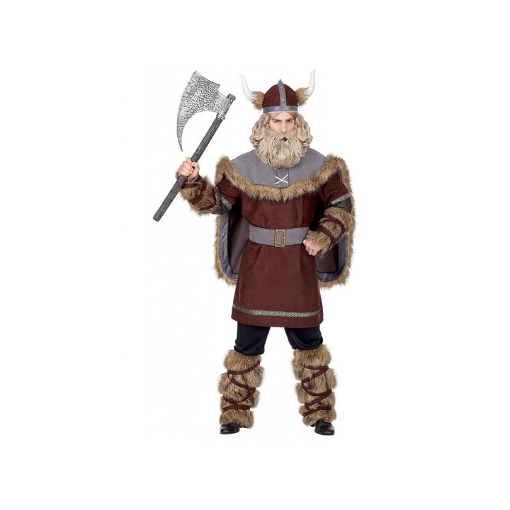 Costum barbatesc Viking, Widmann, XXL, Maro