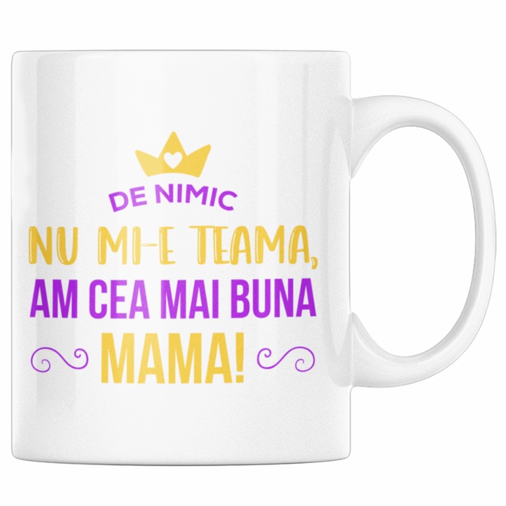 Чаша за Деня на майката, Priti Global, Не ме е страх от нищо, Имам най-добрата майка, 300 ml