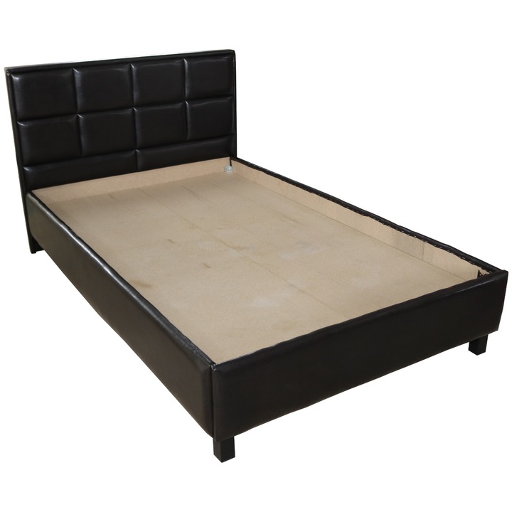 Pat Soft tapitat pentru saltea 120x200, Wenge