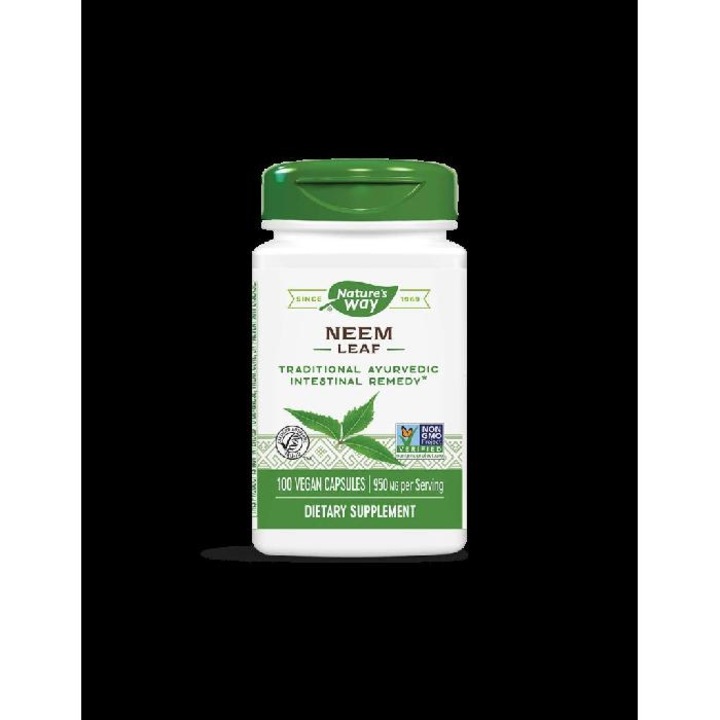 Хранителна добавка, NATURES WAY, NEEM LEAVES 475mg, 100 caps