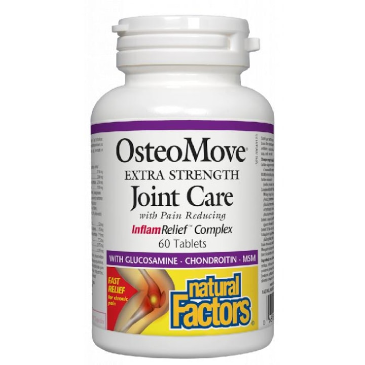 Supliment alimentar, Natural Factors, OSTEO MOVE, 60 com