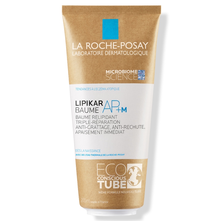 Възстановяващ балсам с тройно действие La Roche Posay Lipikar Baume AP+M, За атопична кожа, Eco-tube 200 мл