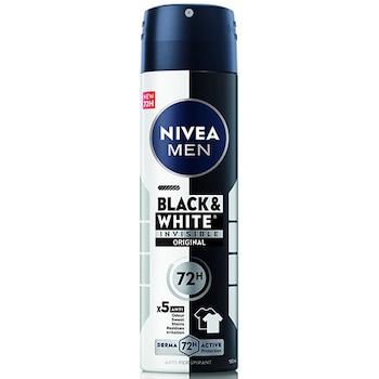 Deodorant spray NIVEA MEN Invisible Black&White Power, 150 ml