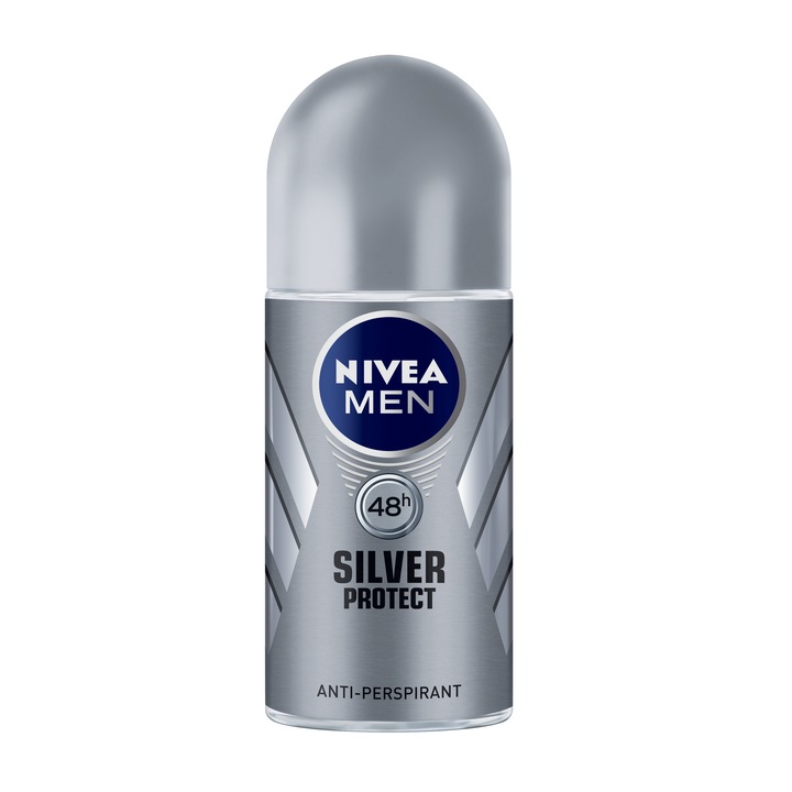 Deodorant roll-on Nivea Men Silver Protect, 50 ml