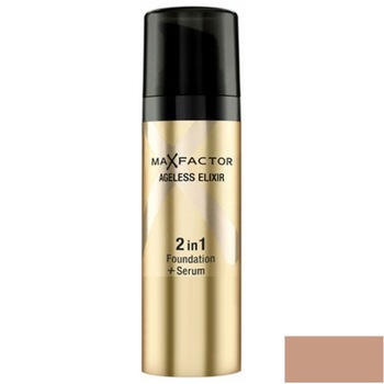 Fond de ten Max Factor Ageless Elixir 2-in-1 75 Golden SPF 15, 30 ml Fond de ten Max Factor Ageless Elixir 2-in-1 75 Golden SPF 15, 30 ml