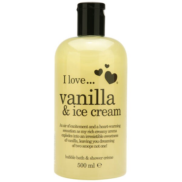 Gel de dus I Love Cosmetics Vanilla & Ice Cream, 500 ml eMAG.ro