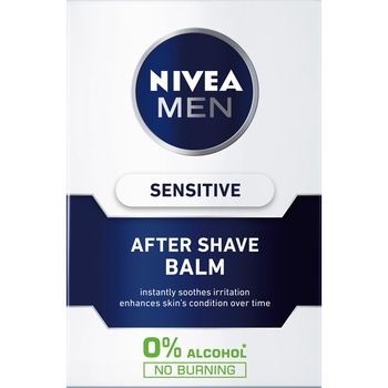 Balsam dupa ras Nivea Men pentru ten sensibil, 100 ml Balsam dupa ras Nivea Men pentru ten sensibil, 100 ml