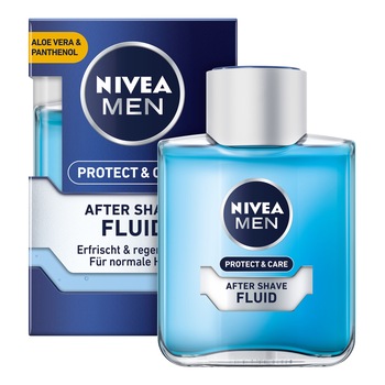 Lotiune dupa ras Nivea Men Protect & Care pentru ten normal, 100 ml Lotiune dupa ras Nivea Men Protect & Care pentru ten normal, 100 ml