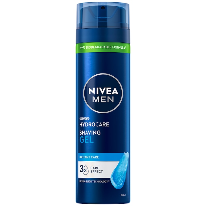 Gel pentru ras NIVEA MEN HYDROCARE, 200 ml