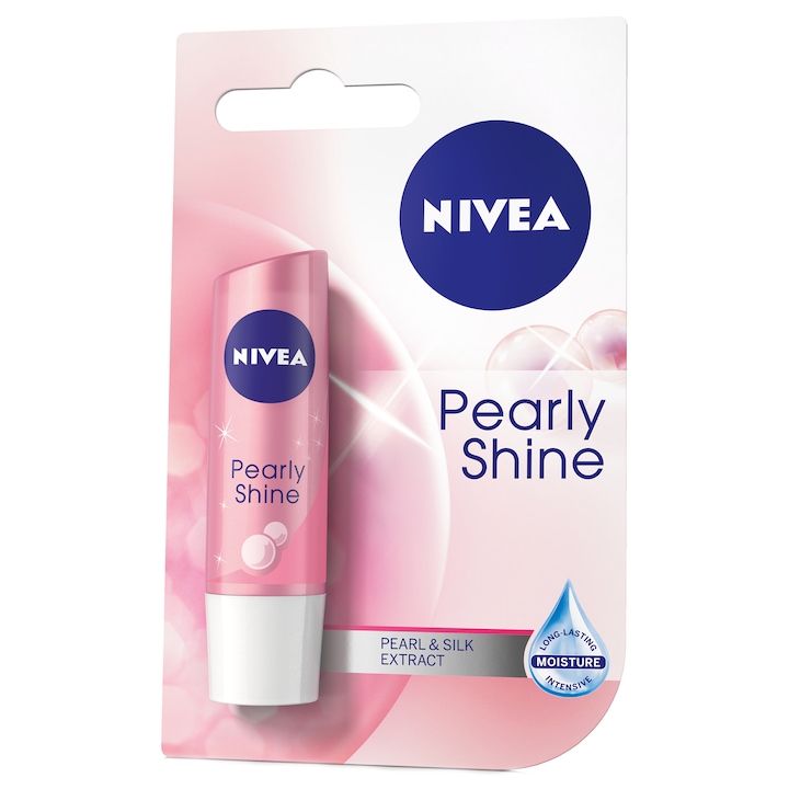 Balsam de buze Nivea Lip Care Pearl&Shine, 4.8 g