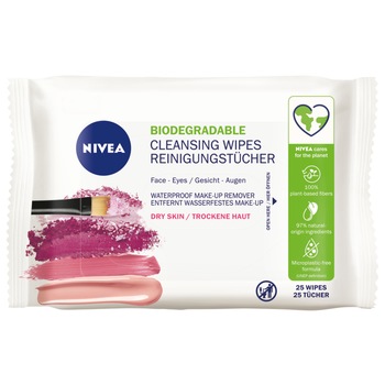Servetele demachiante Nivea Visage Cleansing Delicate, 25 buc Servetele demachiante Nivea Visage Cleansing Delicate, 25 buc