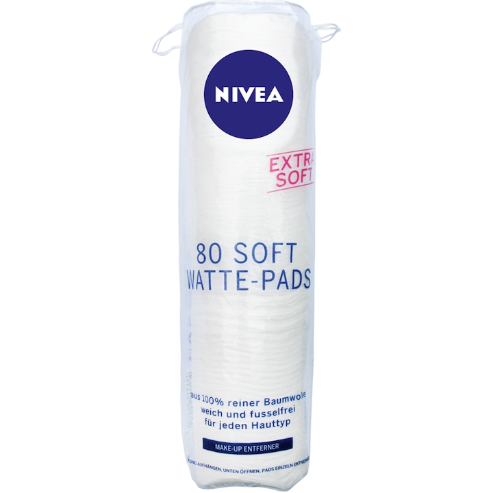 Dischete demachiante NIVEA, 80 buc