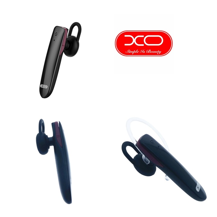 Casca Bluetooth 4.2 XO-B29 hands-free, potrivita pentru Android si iOS, disponibila in negru Negru