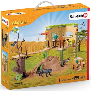 Schleich Wild Life Camion de sauvetage pour animaux 10 pièces avec Ranger  et ensemble de jeu pour enfants de 3 à 8 ans Multicolore, 11 x 39 x 23 cm 