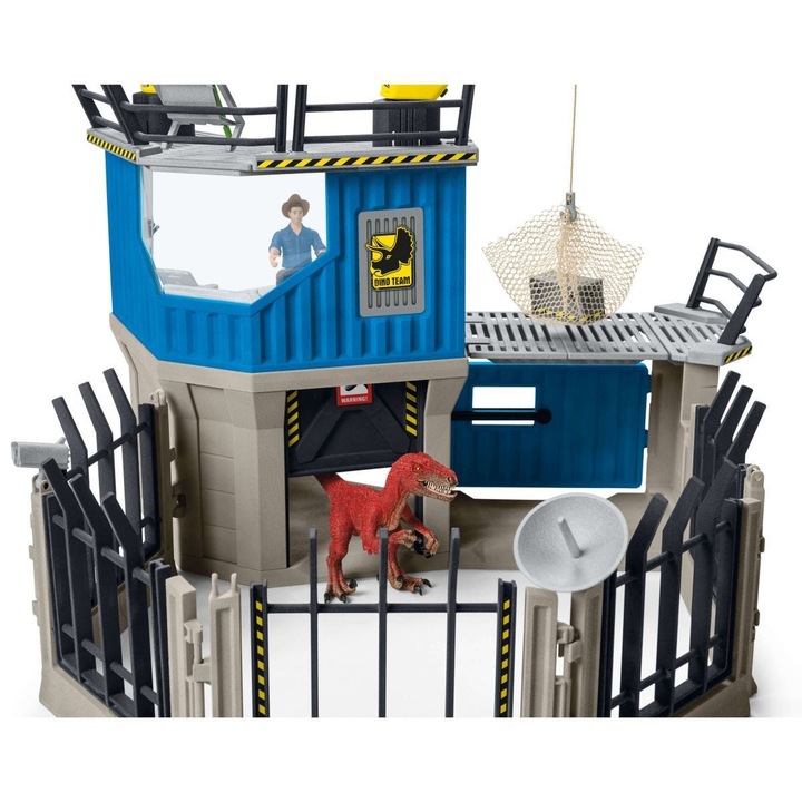 Schleich dinosaurusz figurák, Nagy dinoszaurusz kutatóállomás