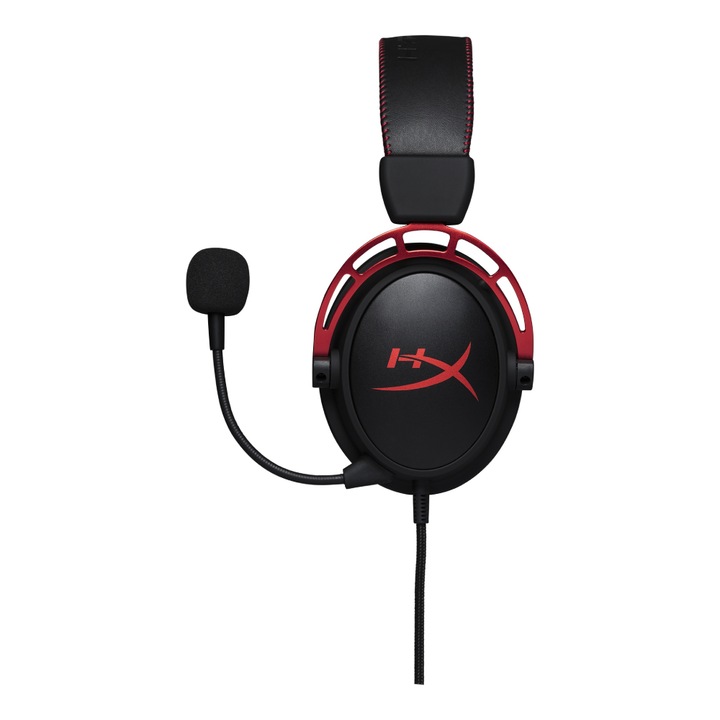 HyperX Cloud Alpha gamer fejhallgató, 3,5 Jack, fekete-vörös