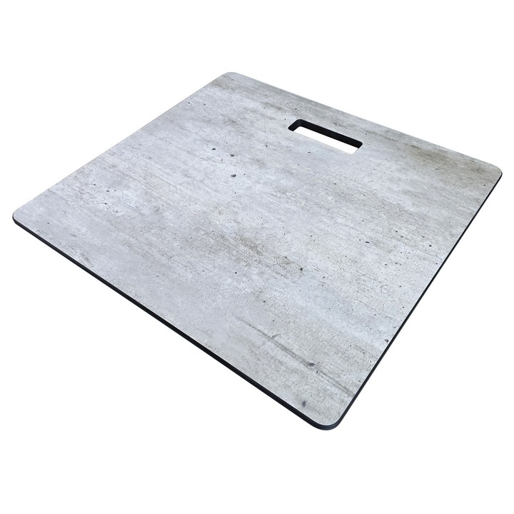 Tocator HPL Tortora 410x428x100mm, pentru chiuveta CookingAid Kinga LX8620, LX8410 Farmhouse, Cube ON3322