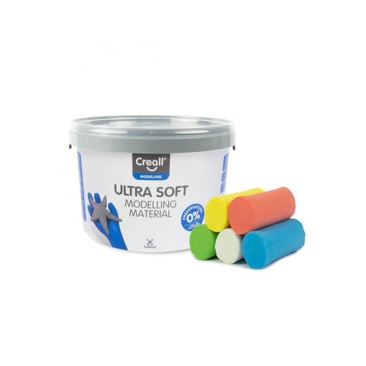 Creall ultra soft modellező gyurma - 1100 g - színes