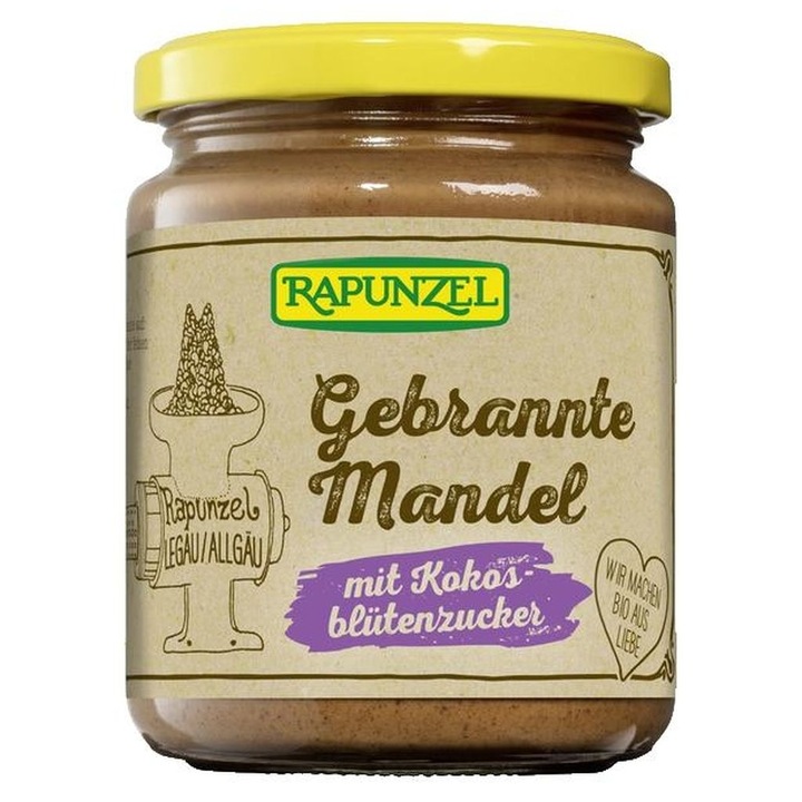 Rapunzel Pörkölt mandulakrém mand.darabokkal kókuszv.cuk. 250g