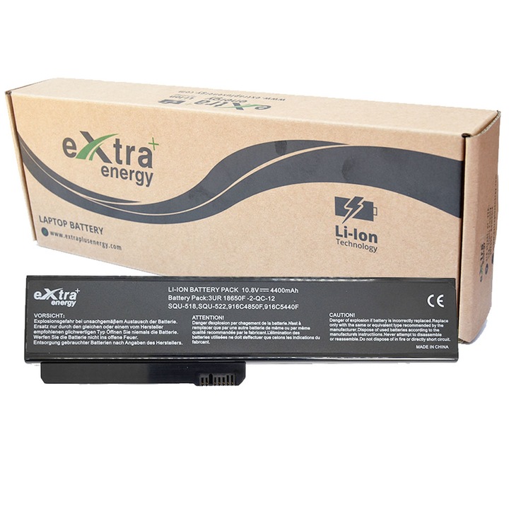 Laptop akkumulátor, Fujitsu Si1520/Amilo Pro V3205/SQU-518/SQU-522, 4400 mAh, 10,8 V, fekete