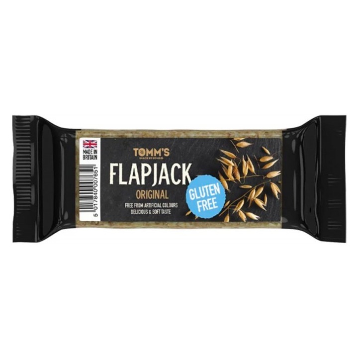 Baton proteic energizant Flapjack Original, fara gluten 100 g Bombus