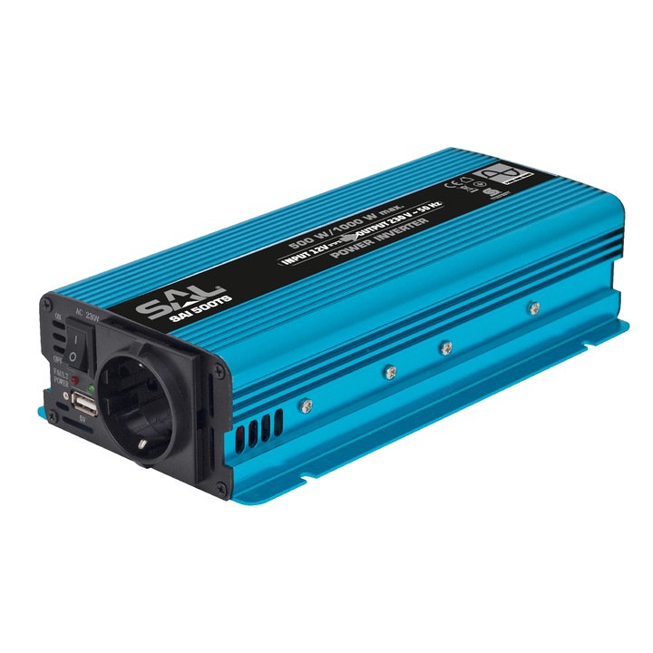 áramátalakító 24v 220v 1500w 12