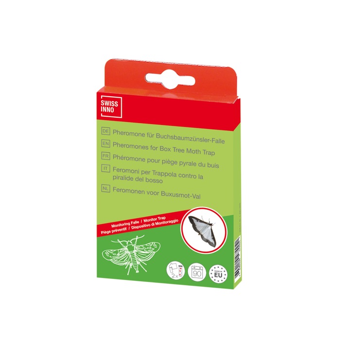 Set 2 rezerve feromoni pentru capcana molii arbusti Buxus, Swissinno Box Tree Moth