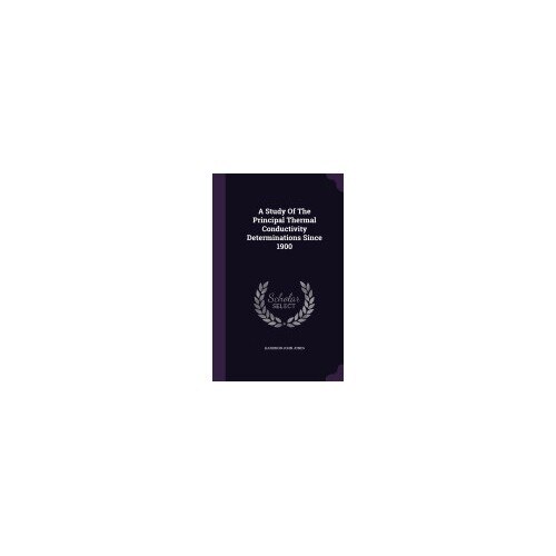 A Study of the Principal Thermal Conductivity Determinations Since 1900