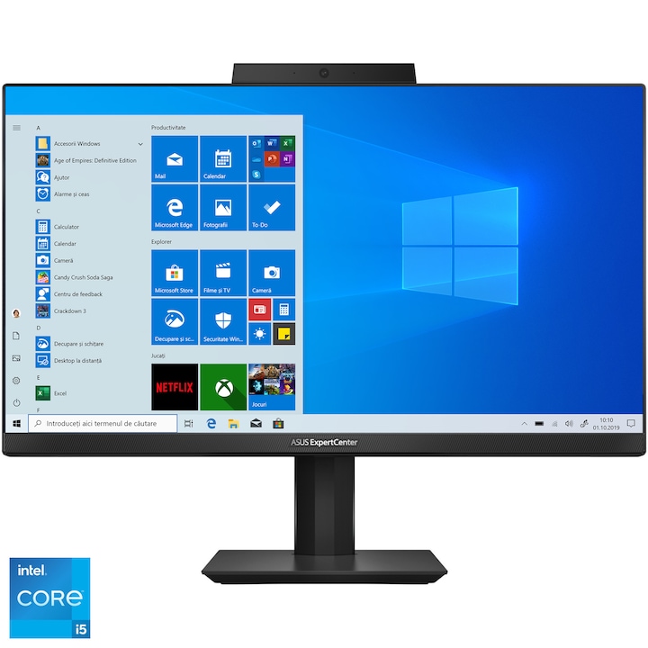 Настолен компютър Asus E5202WHAK All-in-One, Intel® Core™ i5-11500B, 21.5", Full HD, 8GB DDR4, 256GB SSD M.2, Intel® UHD Graphics, Windows 10 Pro , Black
