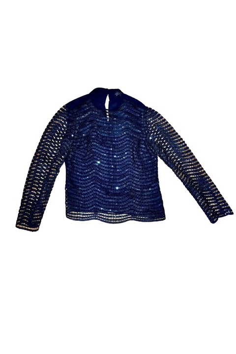 Bluza dama Lipsy London Sequin, Negru, M