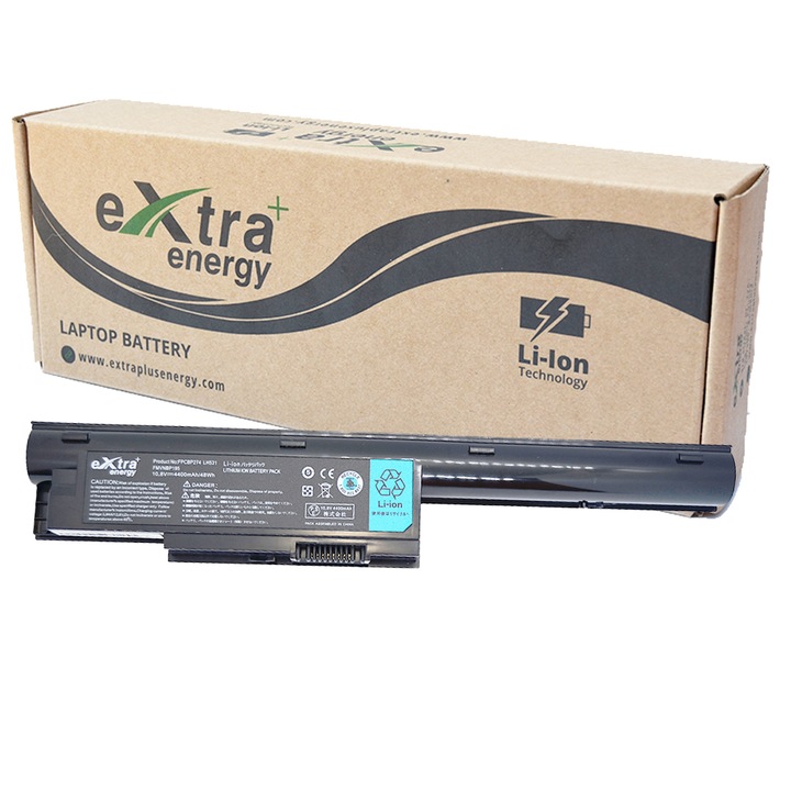 Baterie laptop pentru Fujitsu LifeBook BH531 LH531 SH531 FPCBP274 FMVNBP195, eXtraPlusEnergy, Li-Ion, 4400 mAh