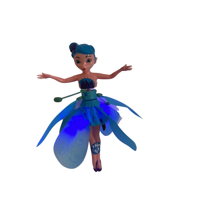 Jucarie Interactiva, Printesa, Zana zburatoare THK, 20cm, albastra