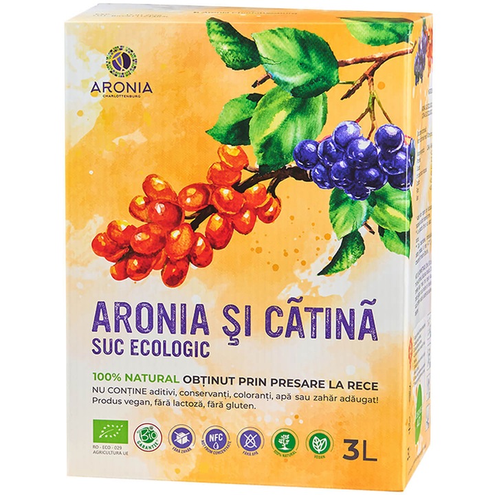 Suc Aronia si Catina 3L ECO (RO-ECO-029)