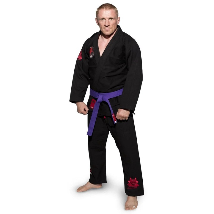 Costum de Jiu Jitsu (BJJ) "Guerriero", Top Ten, Negru