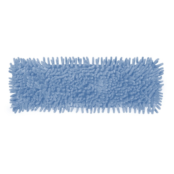 Rezerva pentru mop tip Chenille, Magic Clean, Microfibra, 42 cm, Albastru