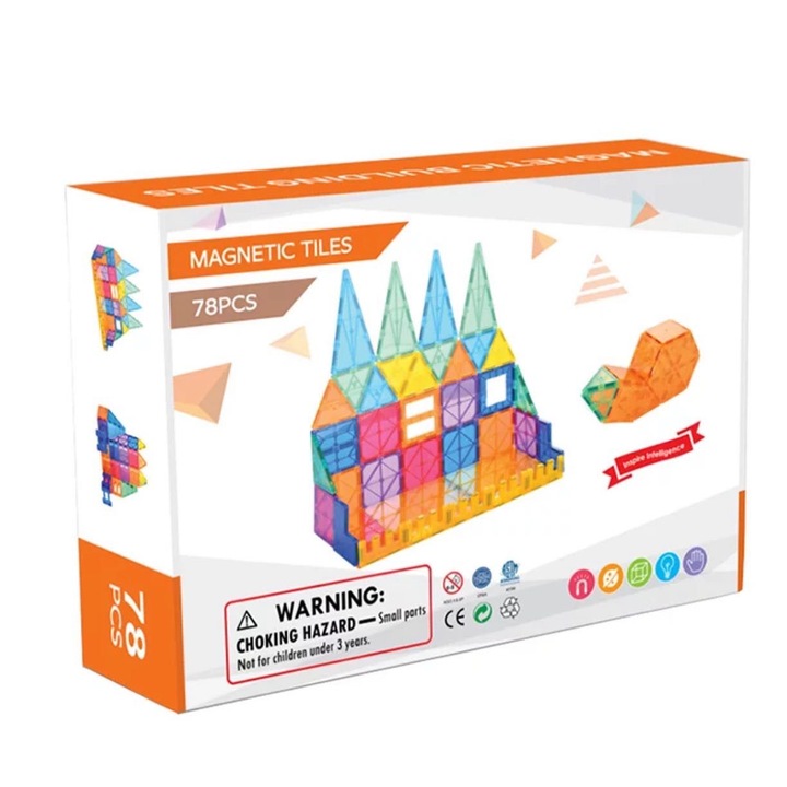 Set Magnetic Tiles 78 piese