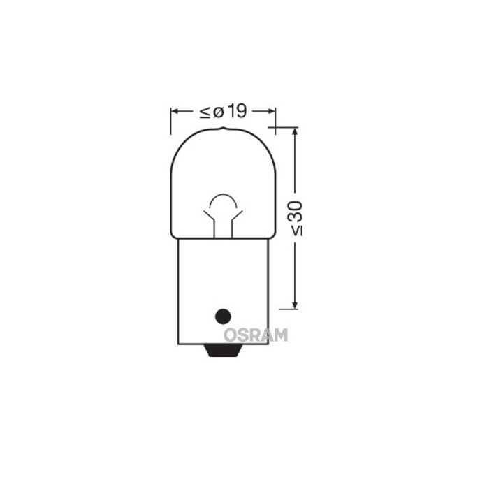 Bec 12V R5W Original Osram - eMAG.ro