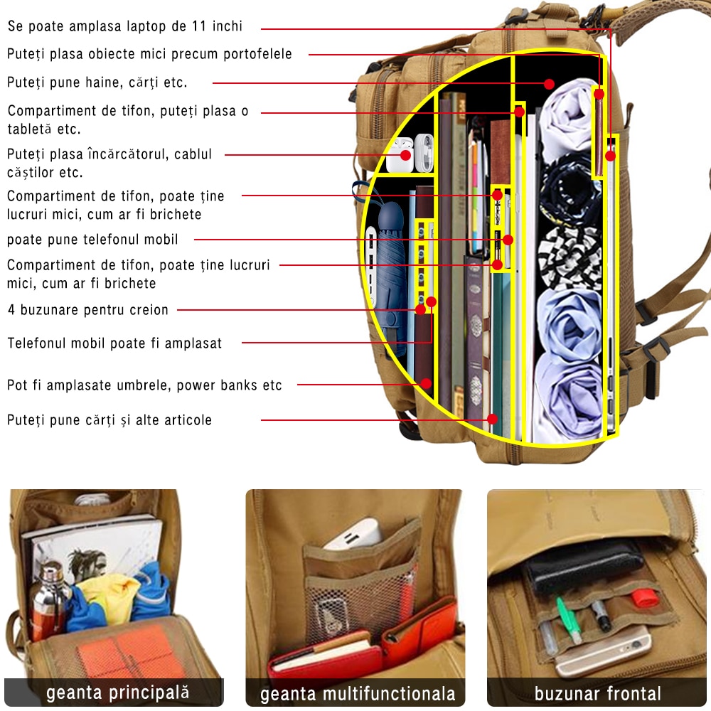 La Cordeline Borsa shopper multiuso in tela di iuta 25 l 45 x