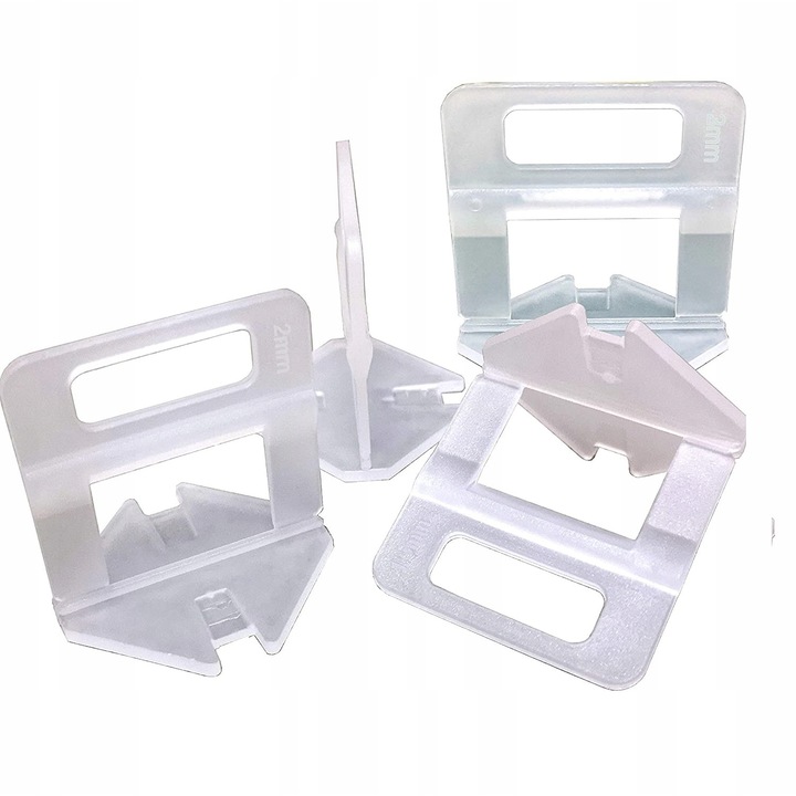 Set clipsuri (cleme) nivelare gresie si faianta, 1 mm (100 bucati)