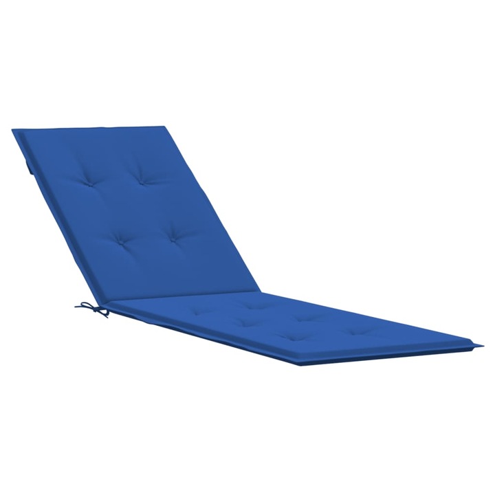Възглавница за стол шезлонг vidaXL, кралско синя, (75+105)x50x4 см, 0.64 Kg