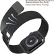 Curea SvodMedia® Compatibila cu Apple Watch, Milanese Loop, Compatibila cu Apple Watch 8/7/6/5/4/3/2, 38/40/41 mm, marime M/L, Negru